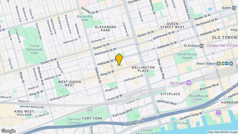 560 King St W Map and Location Details