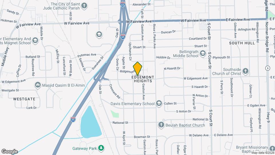 716 W Edgemont Ave Map and Location Details