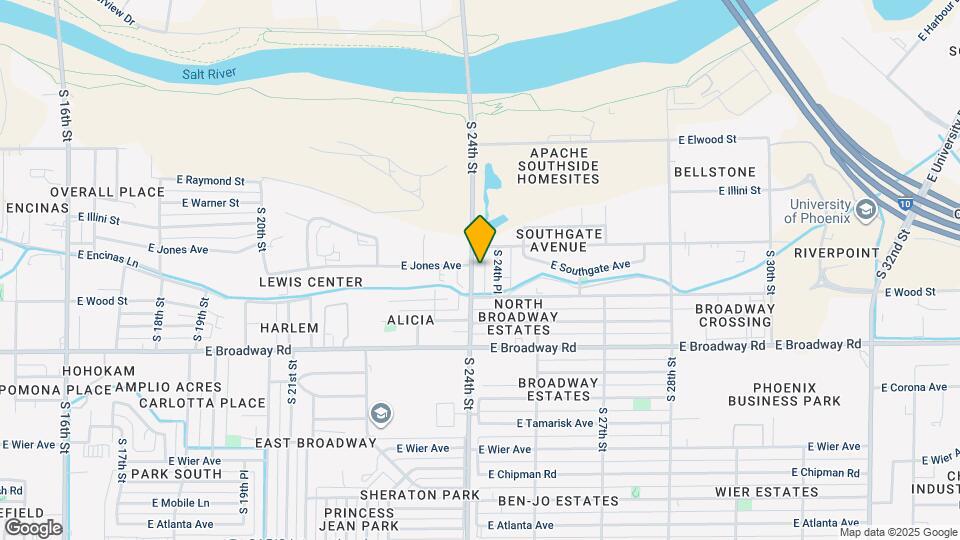 4017 S 24th St Map and Location Details