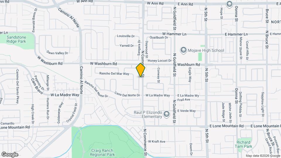 5044 N Vista Del Rancho Way Map and Location Details