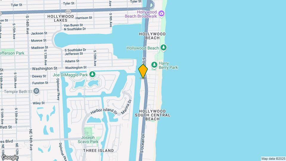 1410 S Ocean Dr Map and Location Details