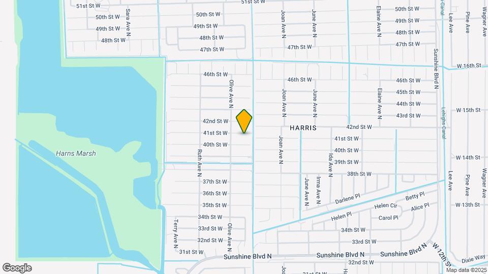 3105 41st St W Map and Location Details