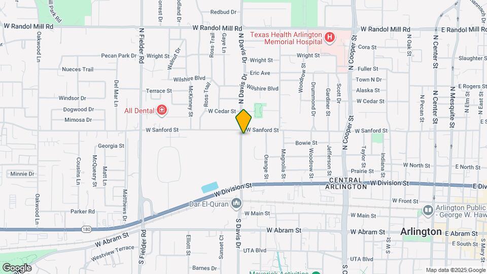 605 N Davis Dr Map and Location Details