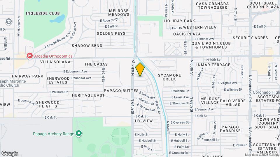 6420 E Virginia Ave Map and Location Details