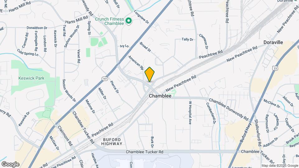 5434 Peachtree Rd Map and Location Details