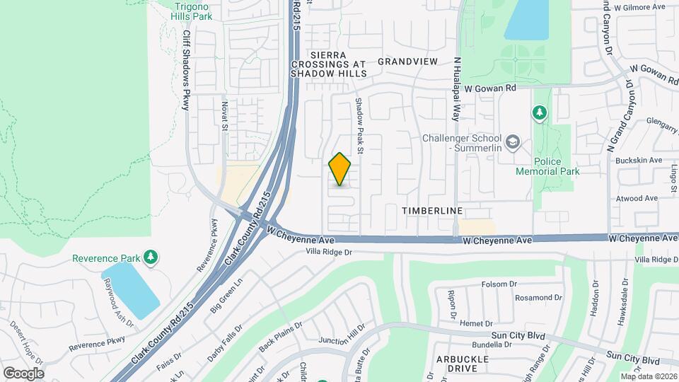 10405 Nutt Creek Ave Map and Location Details