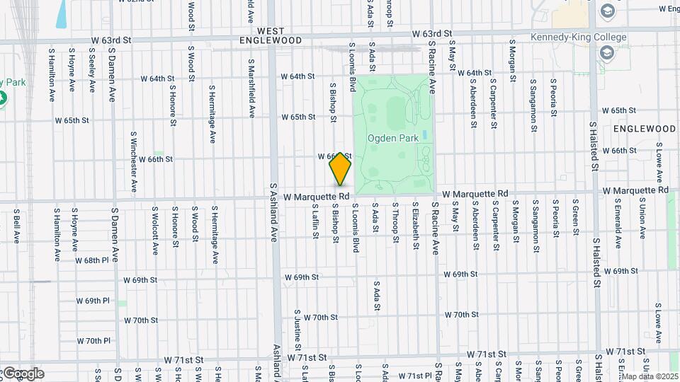 1418 W Marquette Rd Map and Location Details