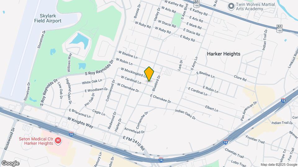 101 E Cardinal Ln Map and Location Details