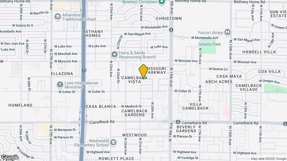 2041 W Georgia Ave Map and Location Details