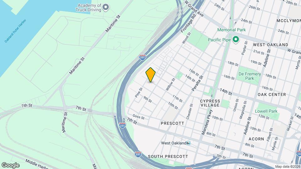 1783 11th St Map and Location Details