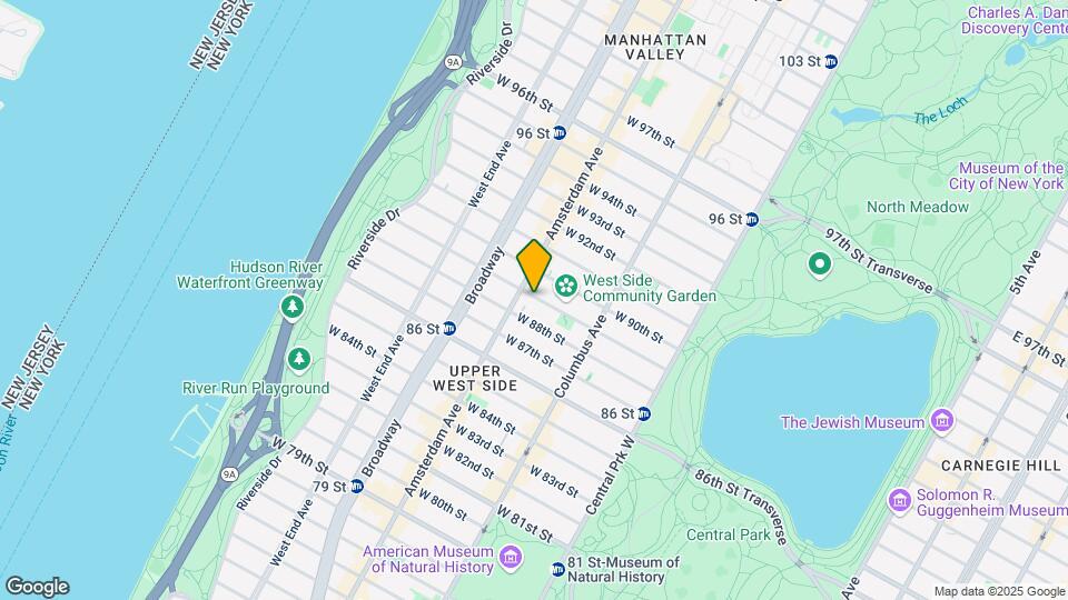 174 W 89th St Map and Location Details