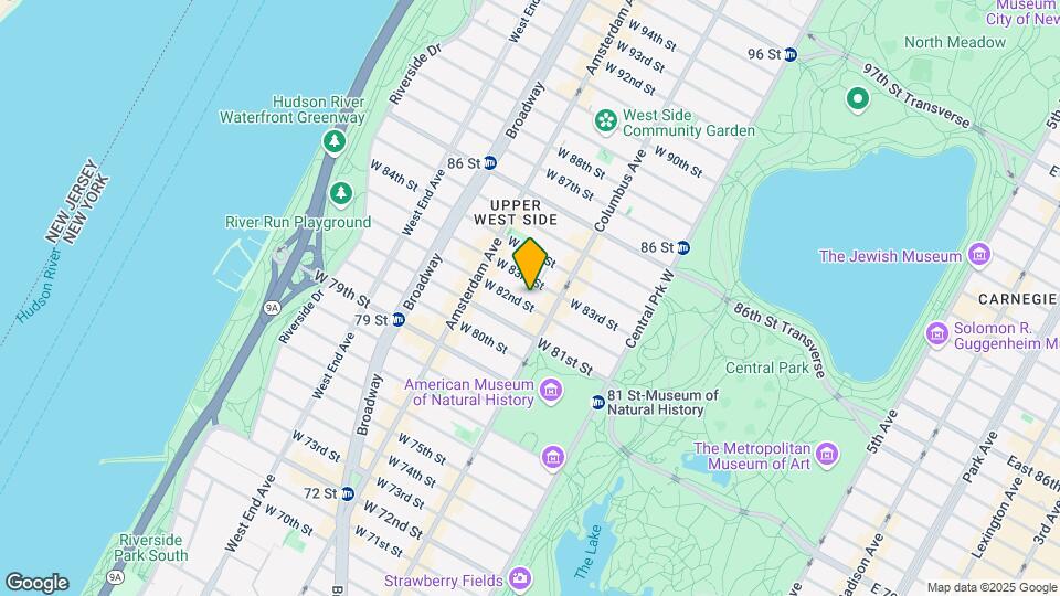 113 W 82nd St Map and Location Details