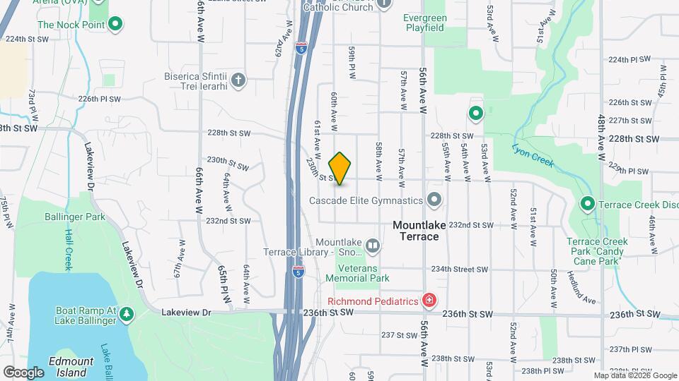 23005 60th Ave W Map and Location Details