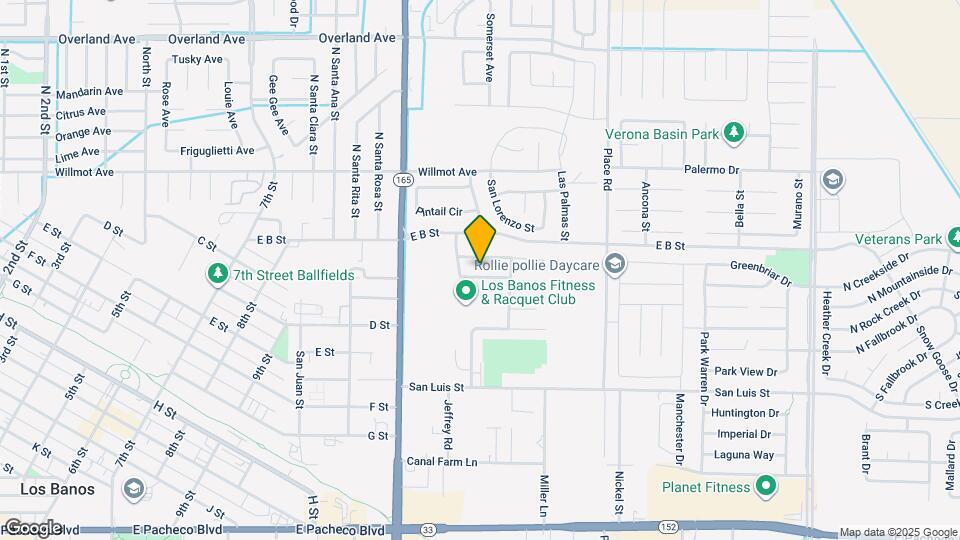 1524 St James Dr Map and Location Details