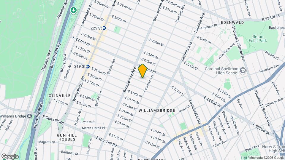 945 E 220th St, Unit 1 Map and Location Details