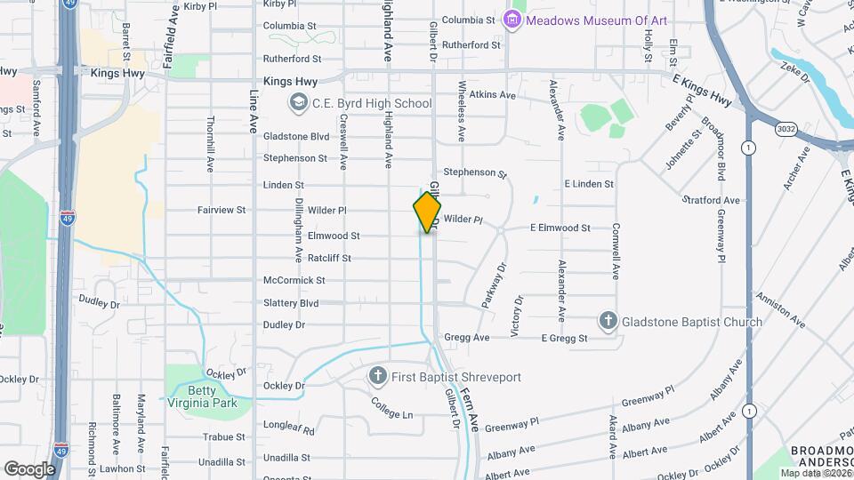 3624 Gilbert Dr Map and Location Details