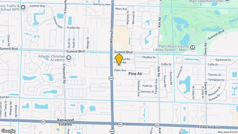 4409 Palm Ave Map and Location Details