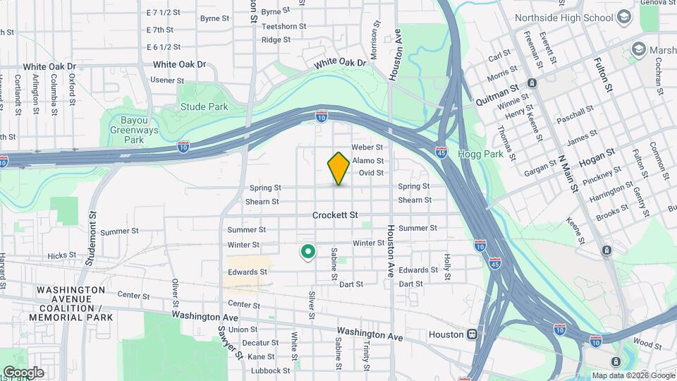 1717 Spring St Map and Location Details