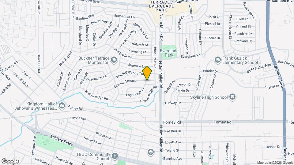 5824 Emrose Terrace Map and Location Details