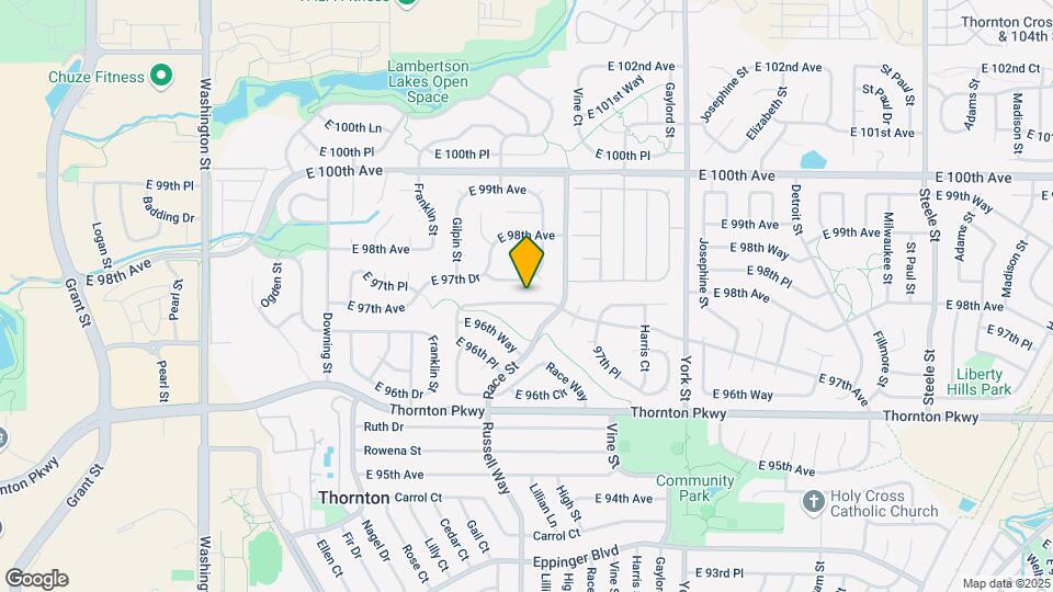 1823 E 97th Ave Map and Location Details