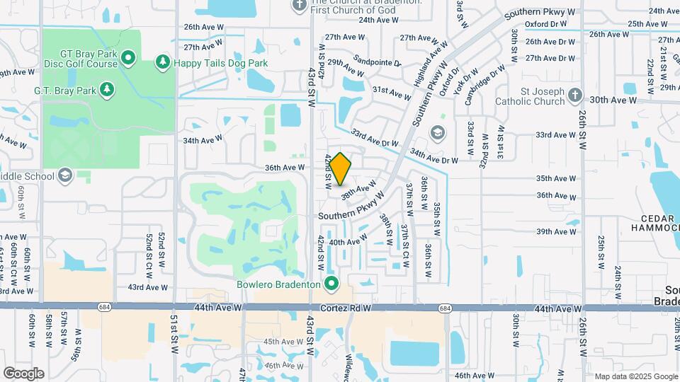 4110 38th Ave W Map and Location Details