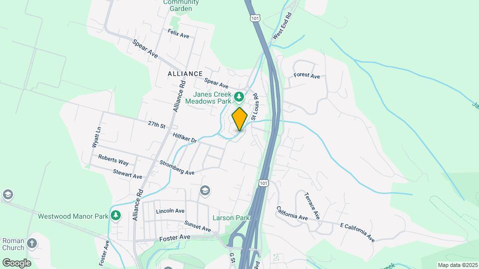 2718 Meadow Creek Way Map and Location Details