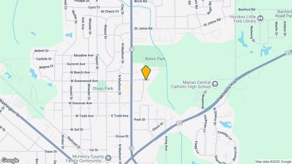1186 Greenwood Cir Map and Location Details