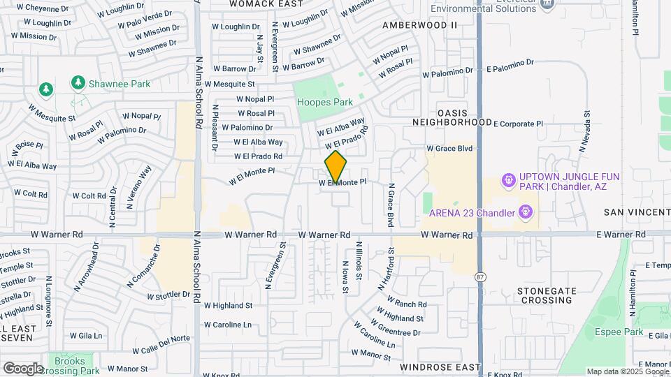 606 W Colt Rd Map and Location Details