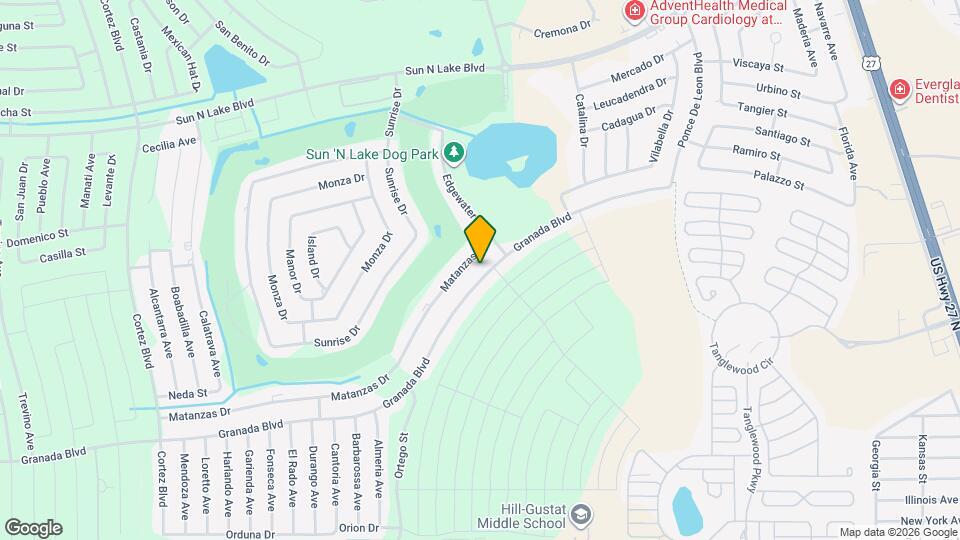 5418 Granada Blvd Map and Location Details