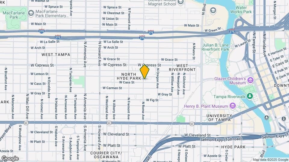 711 N Rome Ave Map and Location Details
