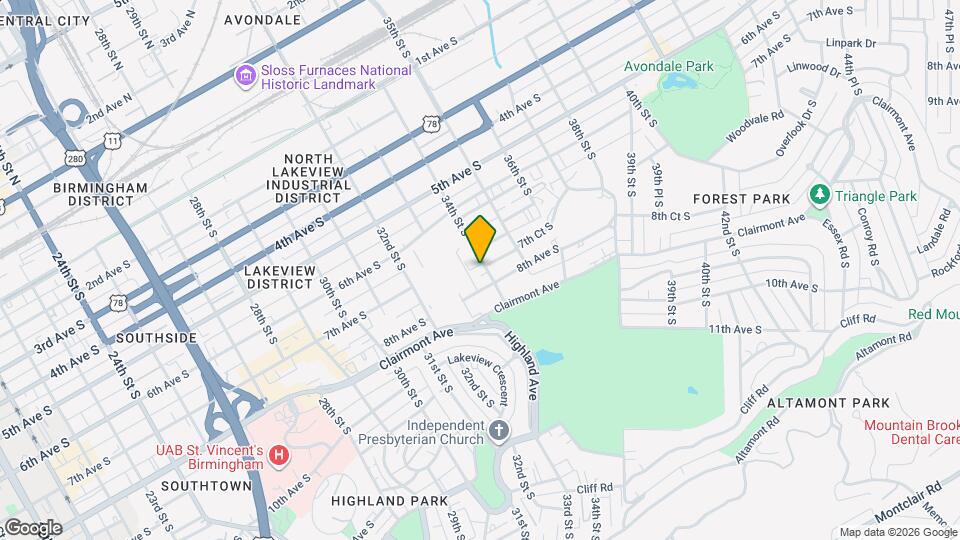 724 34th St S Map and Location Details