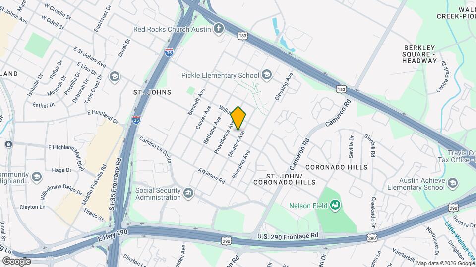 7202 Meador Ave Map and Location Details