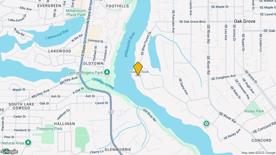 15515 SE River Forest Dr Mapa y Detalles de la Ubicación