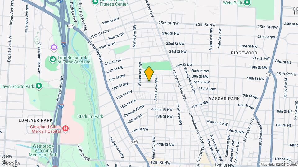1224 18th St NW Map and Location Details