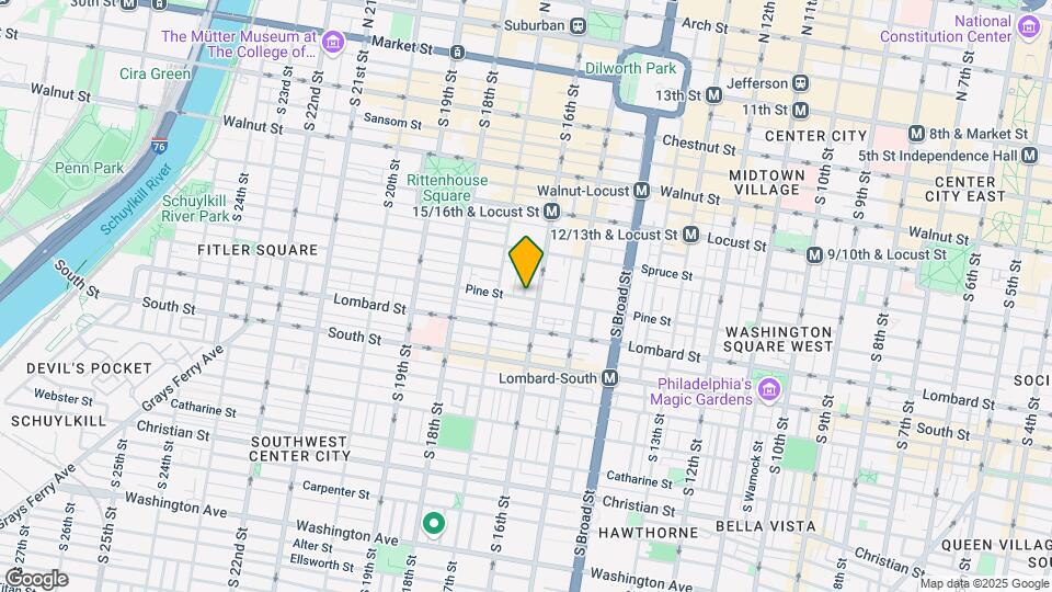1613 Pine St Map and Location Details