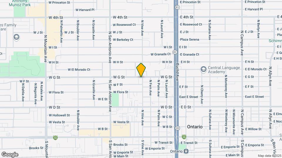 503 W G St Map and Location Details