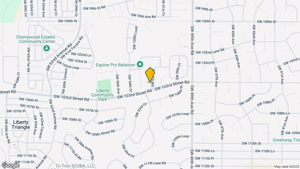15092 SW 52nd Ct Map and Location Details