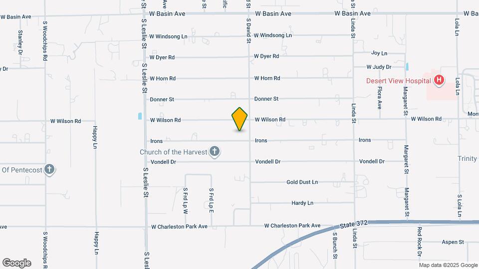 1550 W Irons St Map and Location Details