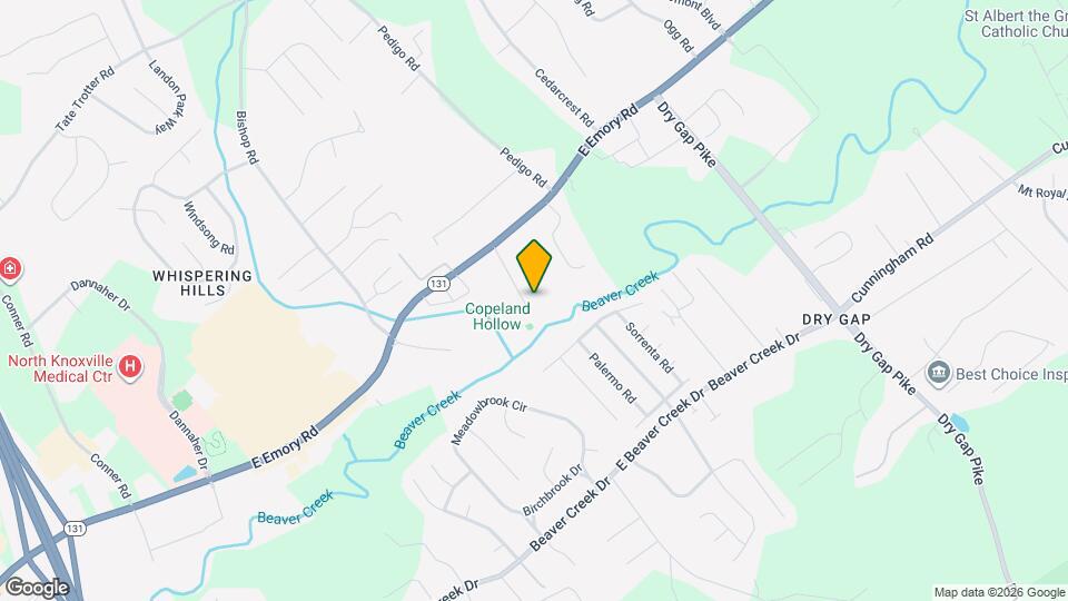 7508 Holly Crest Ln Map and Location Details