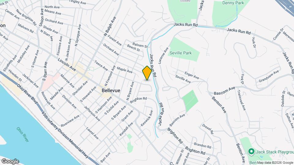 128 Teece Ave Map and Location Details