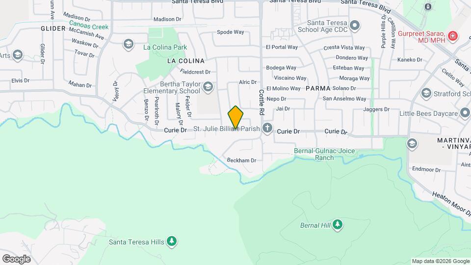 394 Curie Dr Map and Location Details