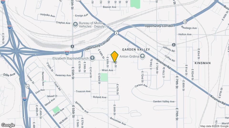 2954 E 67th St Map and Location Details