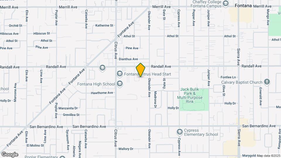 Randall Townhomes Mapa y Detalles de la Ubicación