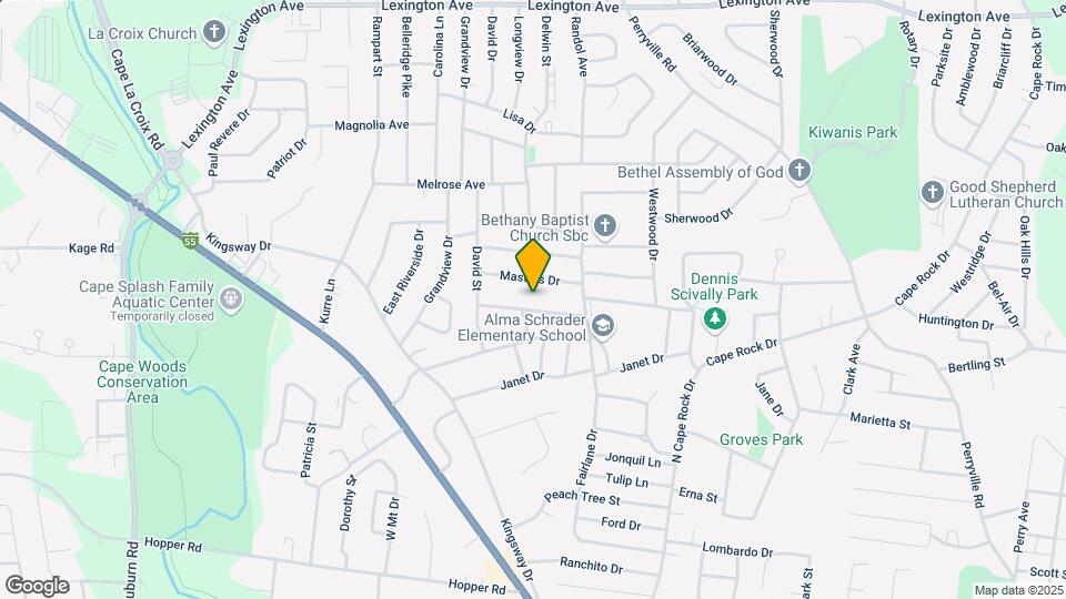 2556 Marvin St Map and Location Details