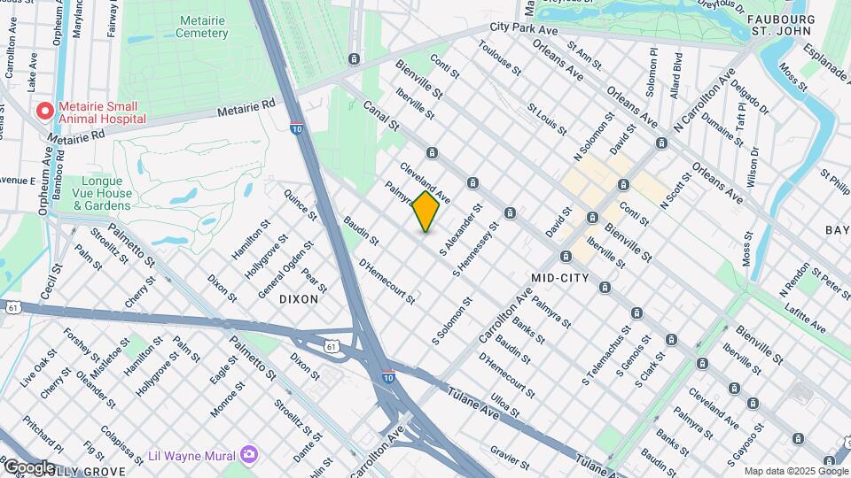 4439 Banks St Map and Location Details