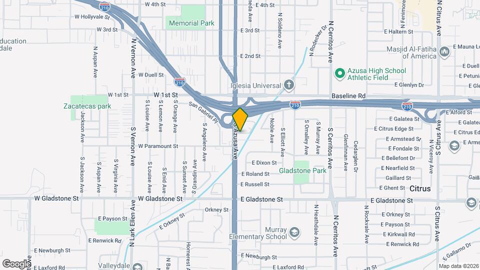 230 S Azusa Ave Map and Location Details