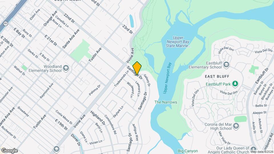2027 Santiago Dr Map and Location Details