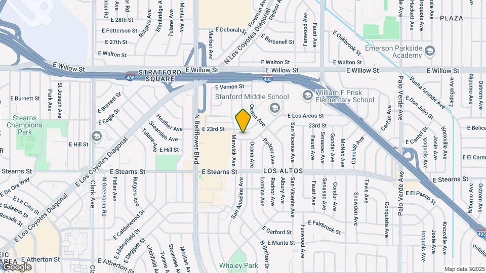 5701 E Los Arcos St Map and Location Details