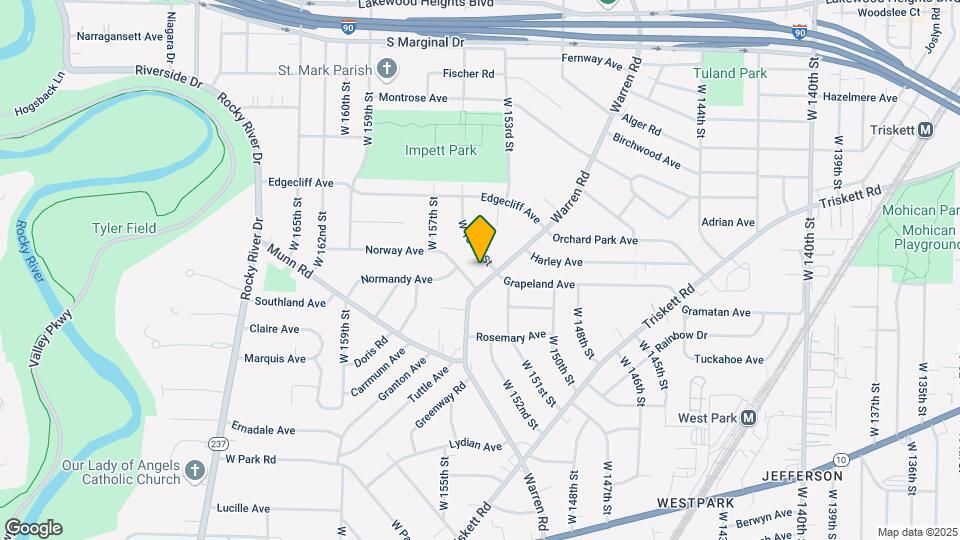 3408 Warren Rd Map and Location Details