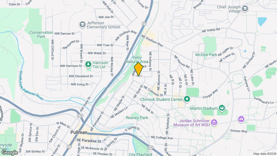 415 NE Howard St Map and Location Details